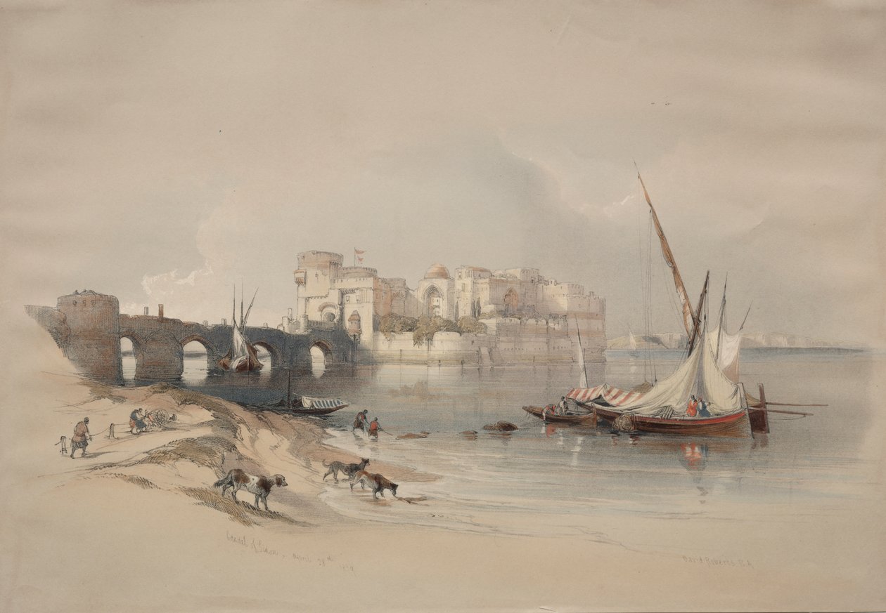 Cidadela de Sidon de David Roberts
