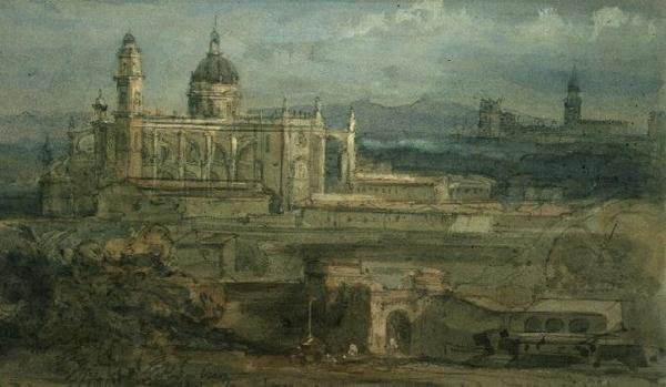 Entrada em Herez, Espanha de David Roberts
