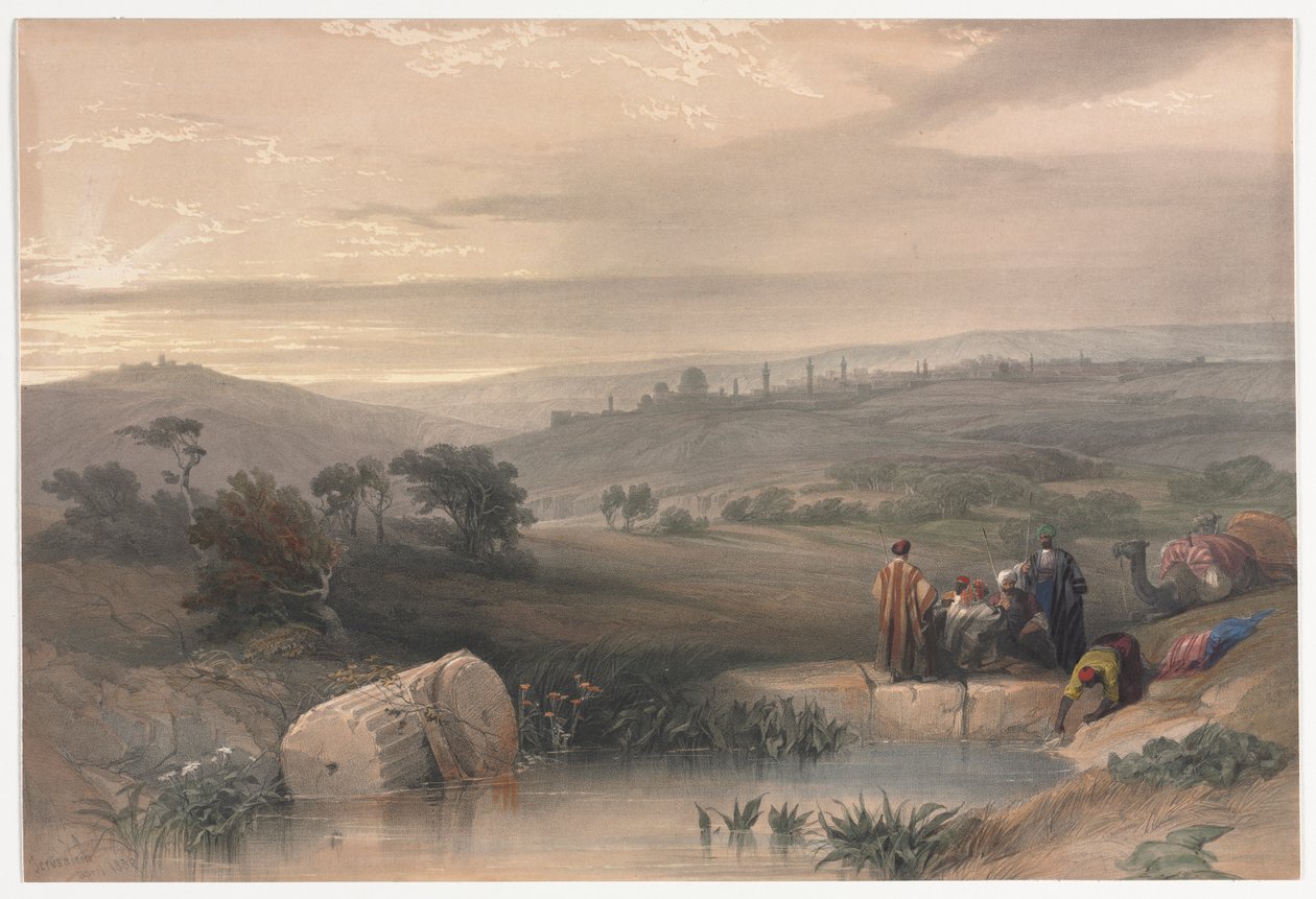 Jerusalém do Norte, 1839. de David Roberts