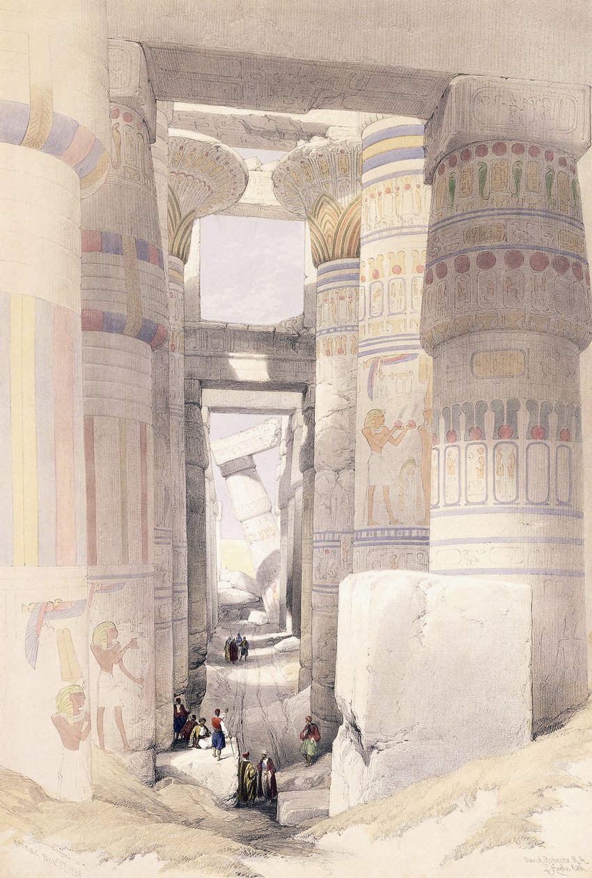 Karnac, 27 de novembro de 1838, 1842-1849 de David Roberts