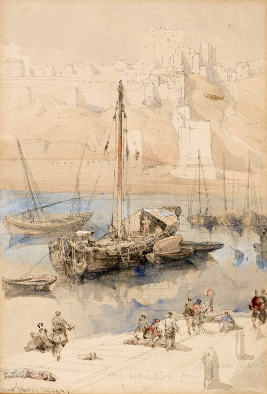 málaga de David Roberts