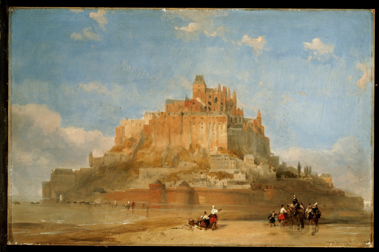 Mont St. Michel das Areias, 1848 de David Roberts