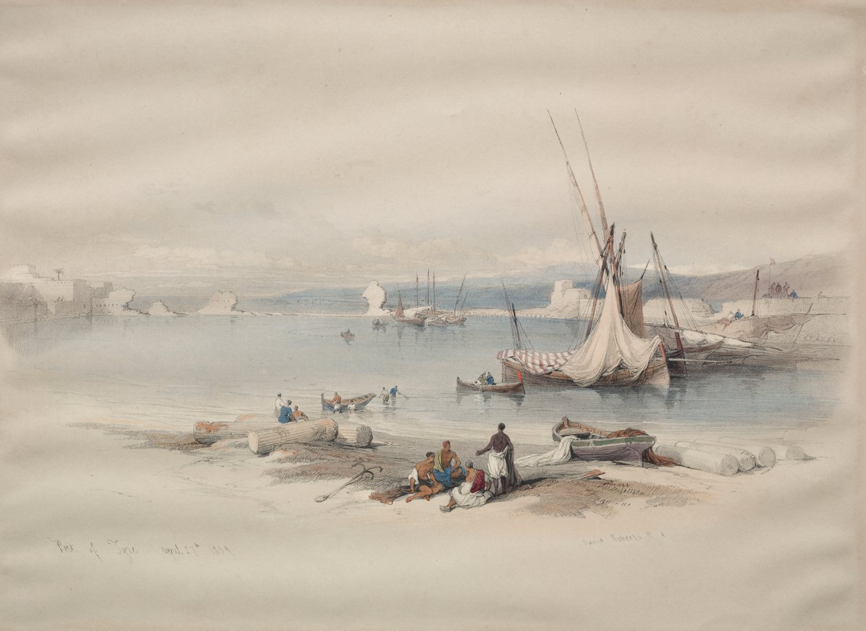 Porto de Pneu de David Roberts