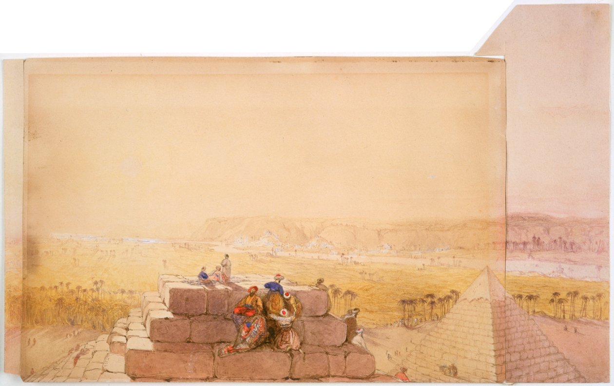 Pirâmides, século XIX de David Roberts
