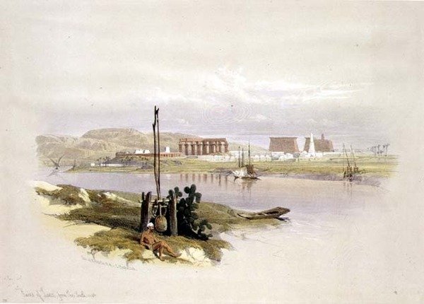 Ruínas de Luxor do Sudoeste, do 