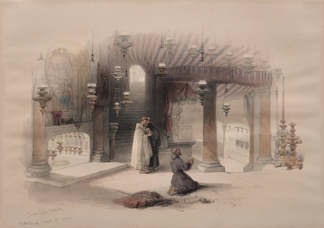 Santuário da Natividade, Belém de David Roberts