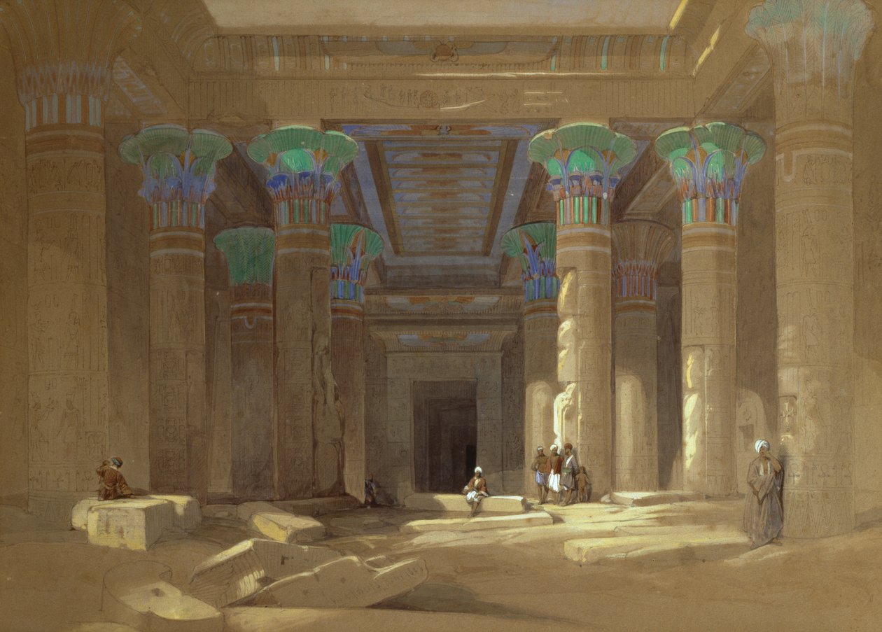Templo de Filae, Egito de David Roberts