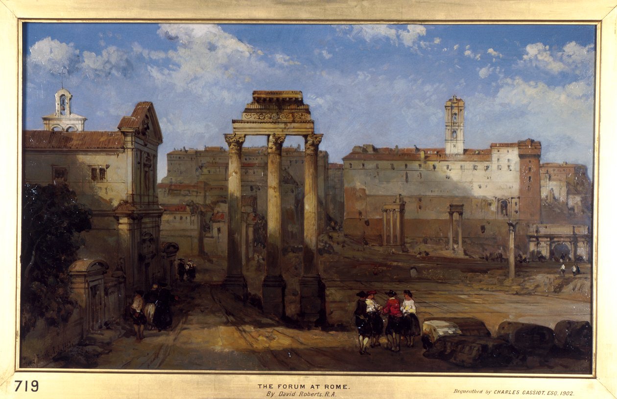 O Fórum, Roma de David Roberts