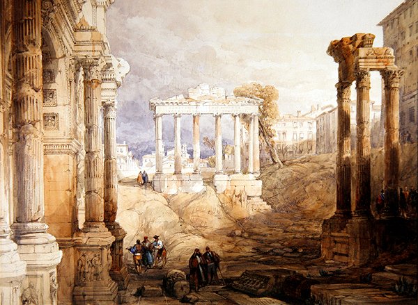 O Fórum, Roma de David Roberts