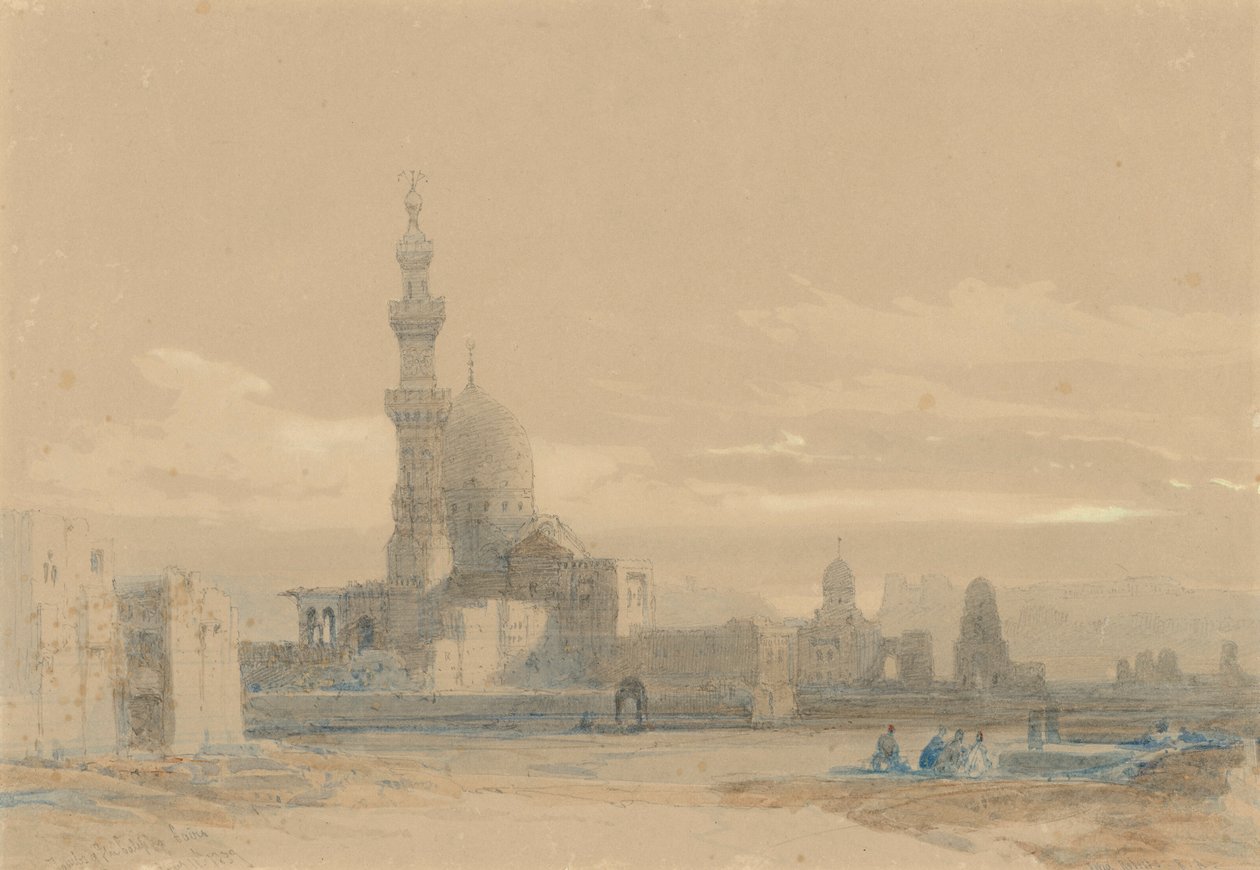 Os túmulos dos califas, Cairo de David Roberts