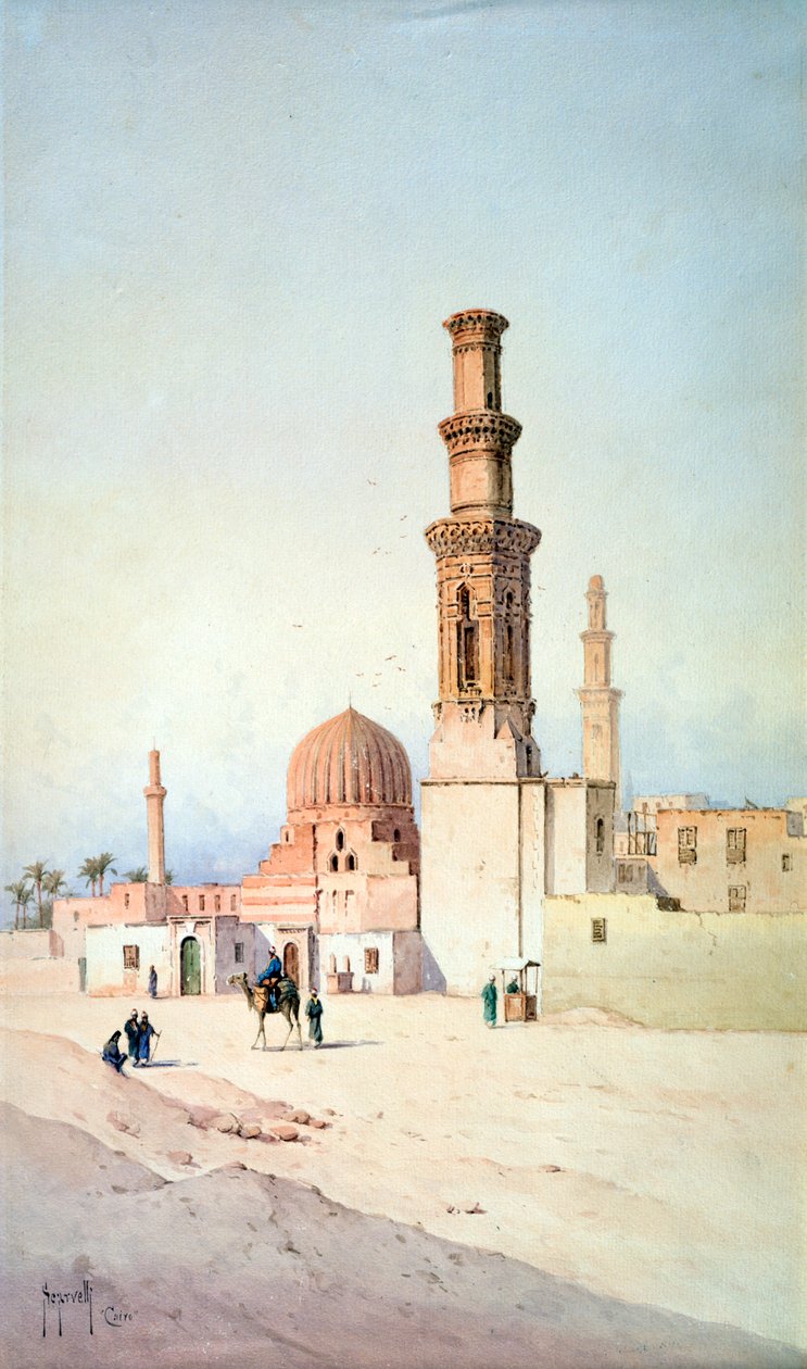 Túmulo das Califes, Cairo, c1907 de David Roberts