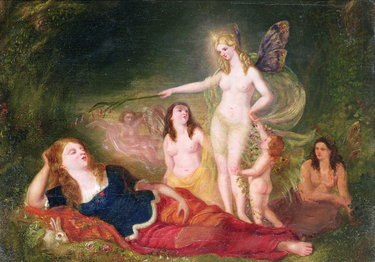 Sonho de uma noite de verão, 1840 de David Scott