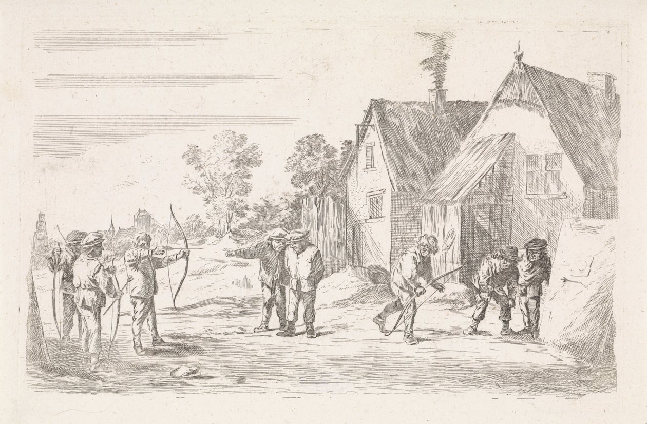 Arquitectos
Cenas do género ao ar livre (título da série) de David Teniers (II)