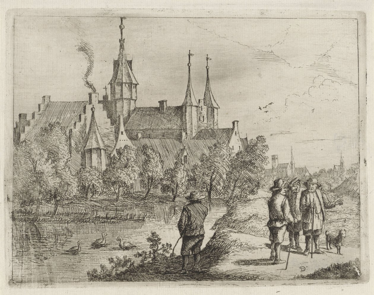 Castelo na água de David Teniers (II)