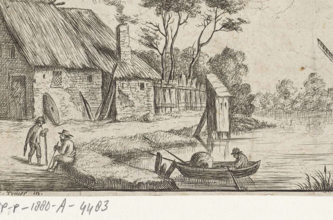 Paisagem com fazenda e água de David Teniers (II)