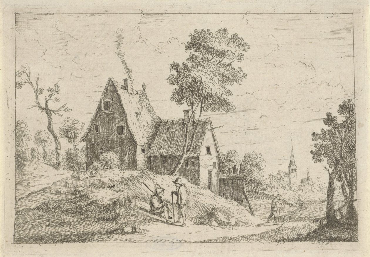 Paisagem com uma habitação de David Teniers (II)