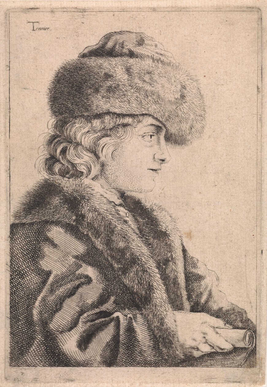 Homem com chapéu de pele de David Teniers (II)