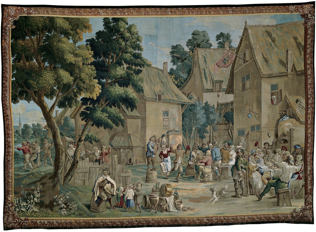 Festa da aldeia (Feira de São Jorge), de uma série de Teniers de David Teniers