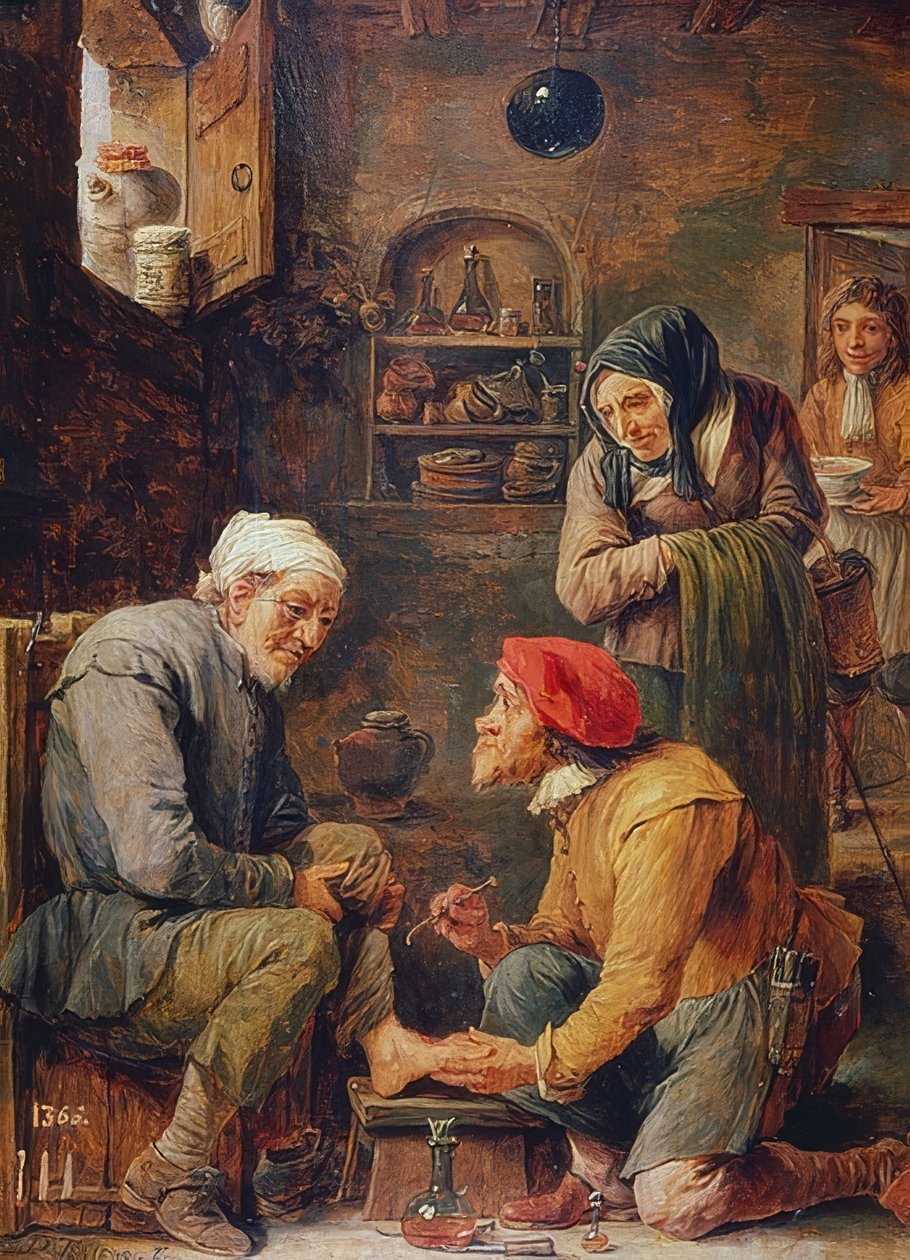 Operação cirúrgica de David Teniers the Elder