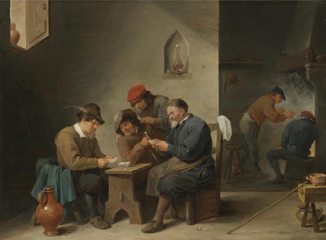 Jogadores de cartas de David Teniers the Younger