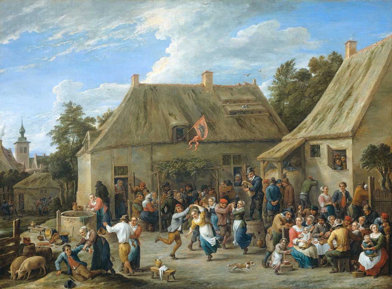 Cocas camponesas de David Teniers the Younger