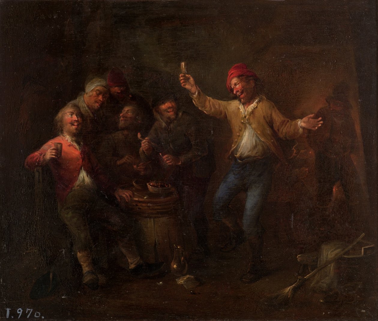 Espanhol: Bebedores de David Teniers the Younger