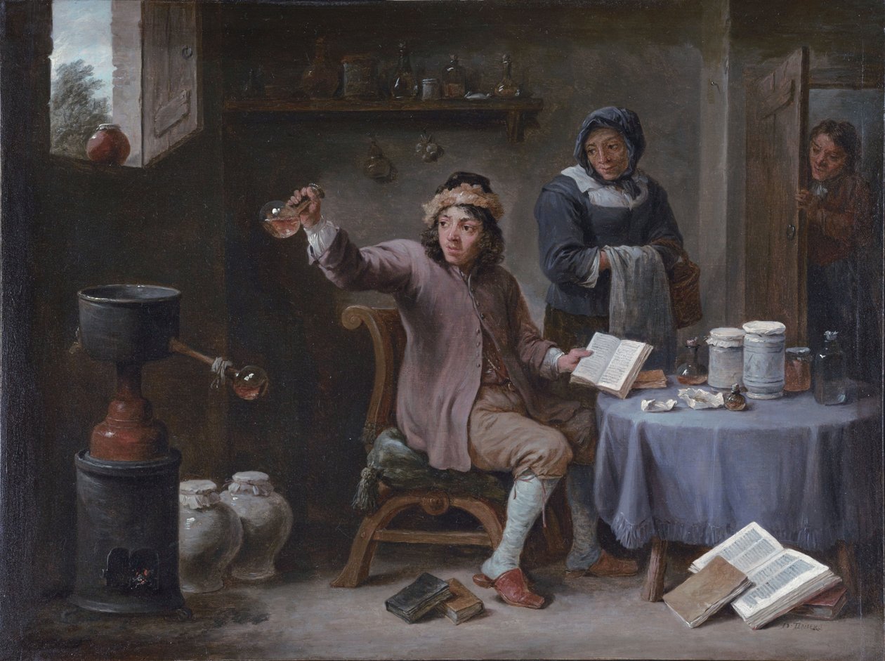 A consulta de David Teniers the Younger