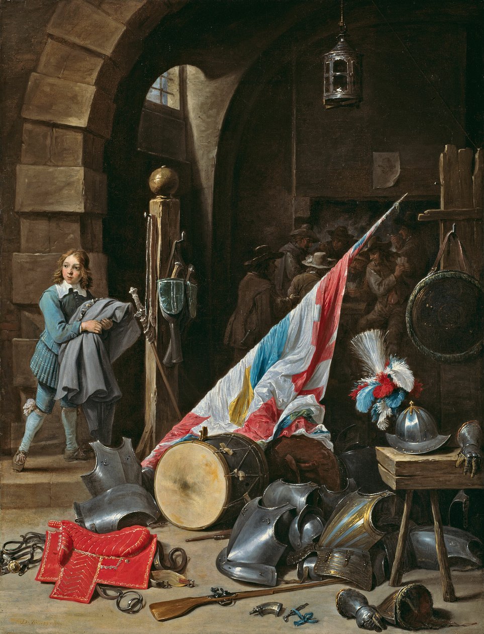 A casa de guarda de David Teniers the Younger