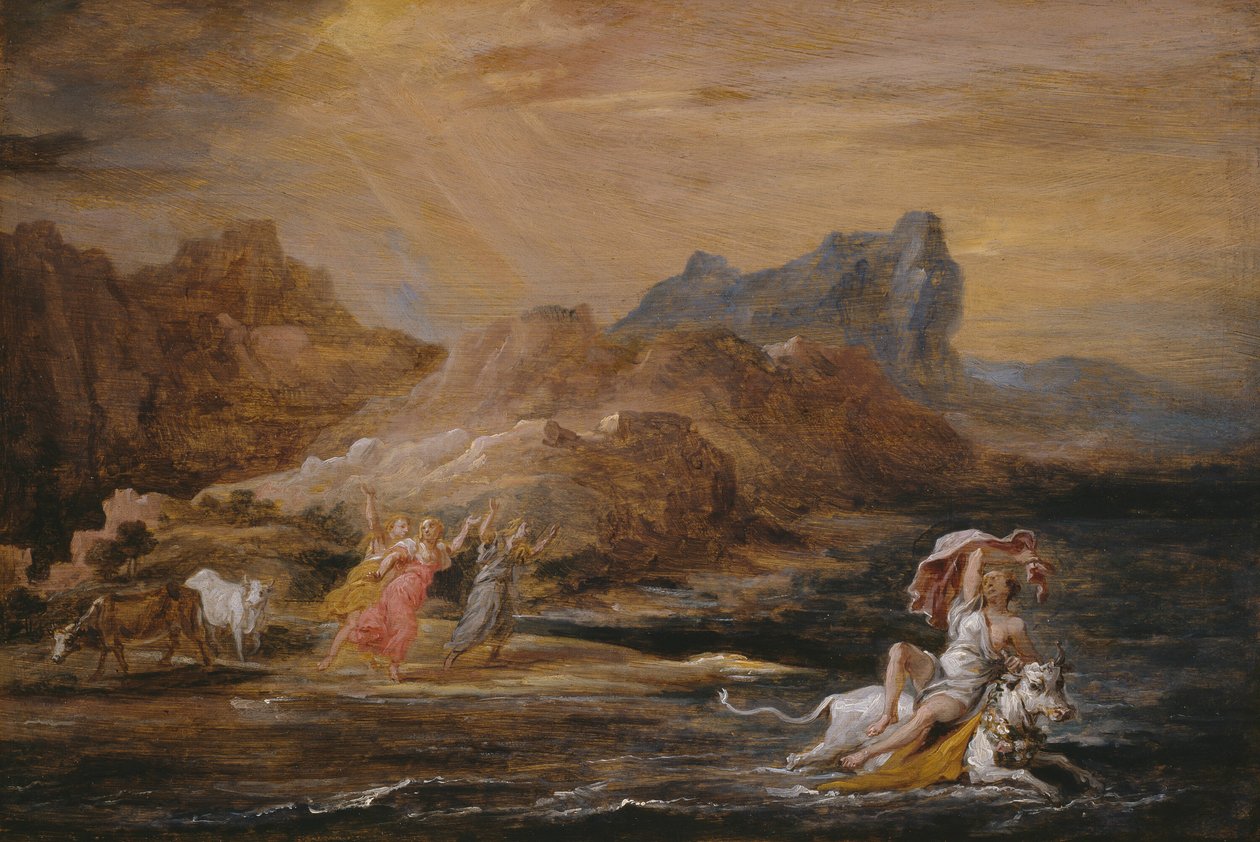 A violação da Europa de David Teniers the Younger