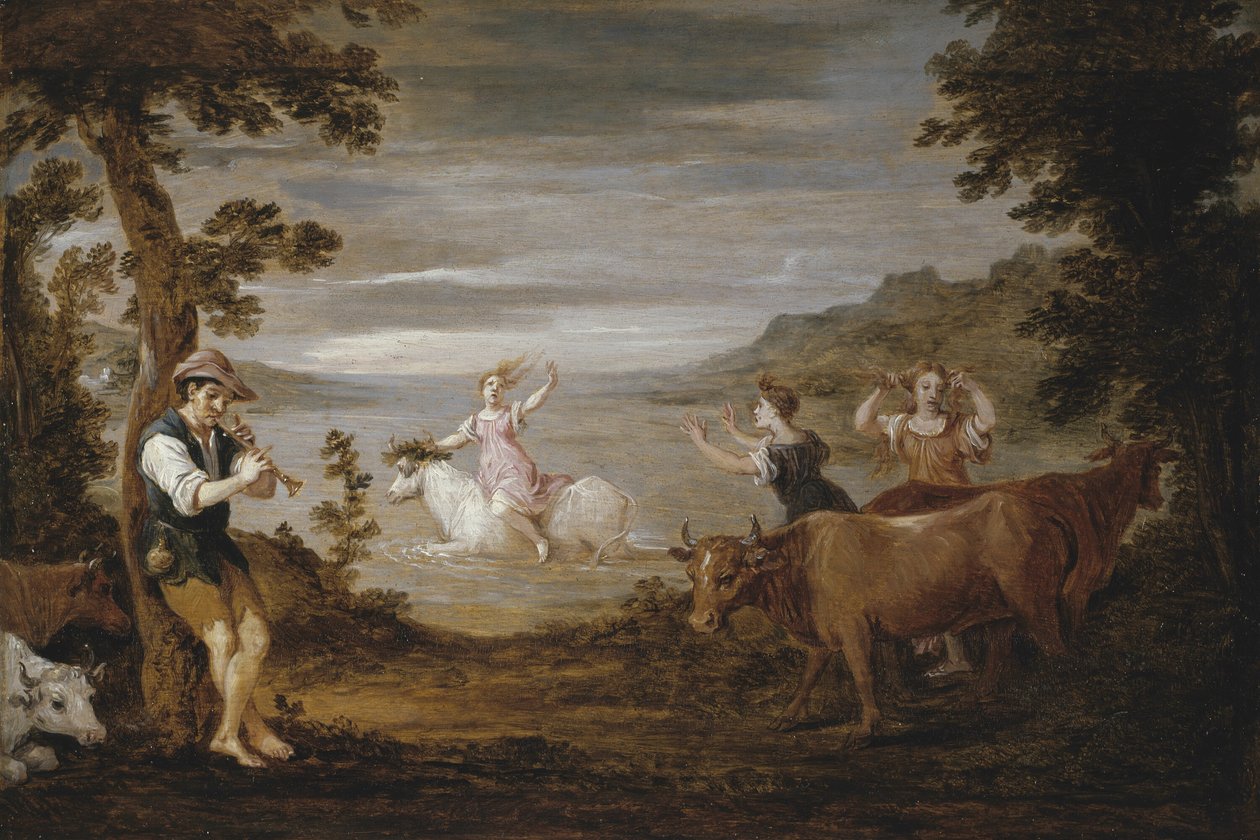 A violação da Europa de David Teniers the Younger