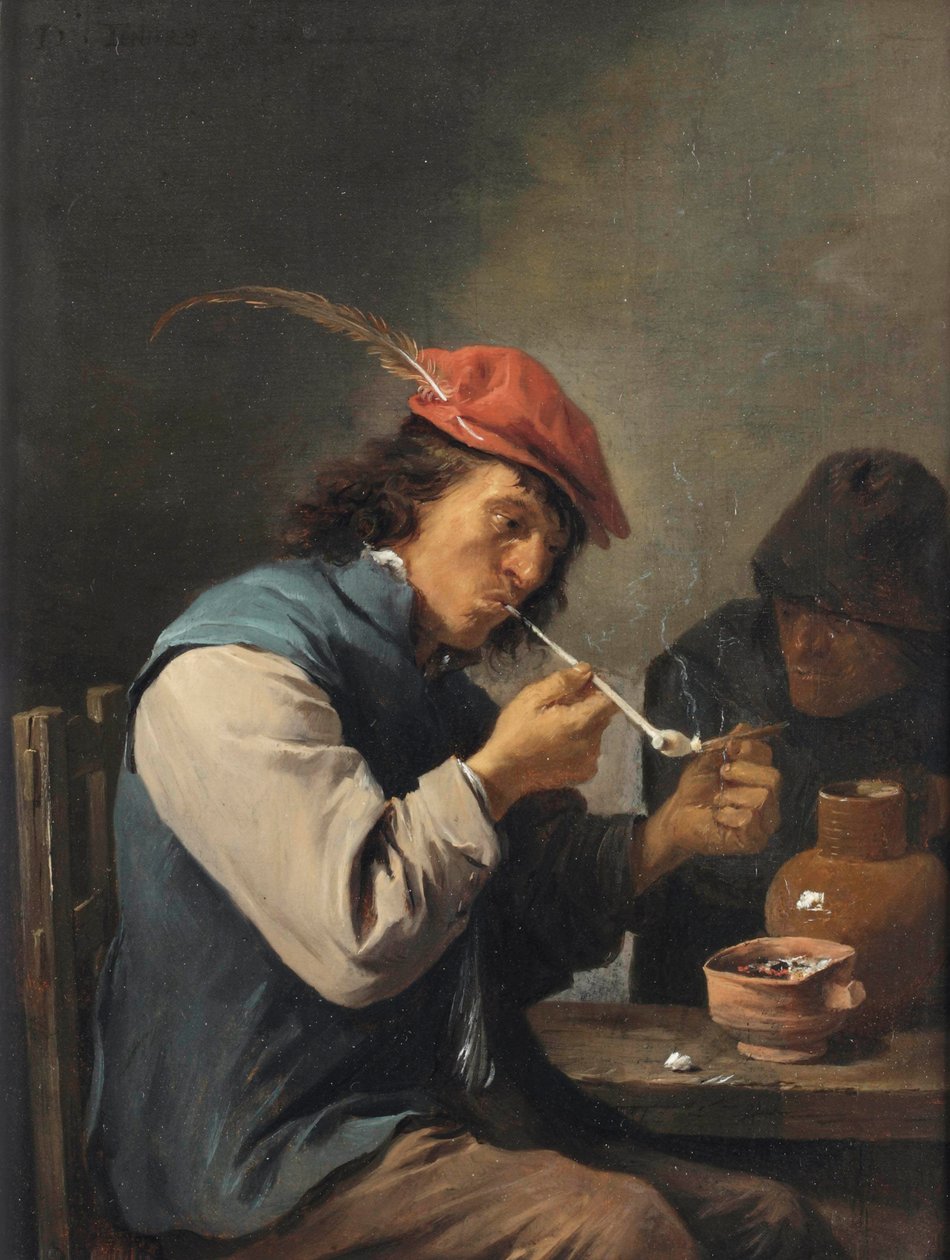 O fumador de David Teniers the Younger