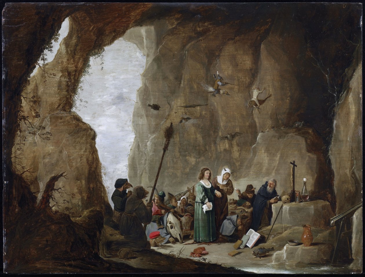 A tentação de Santo António de David Teniers the Younger