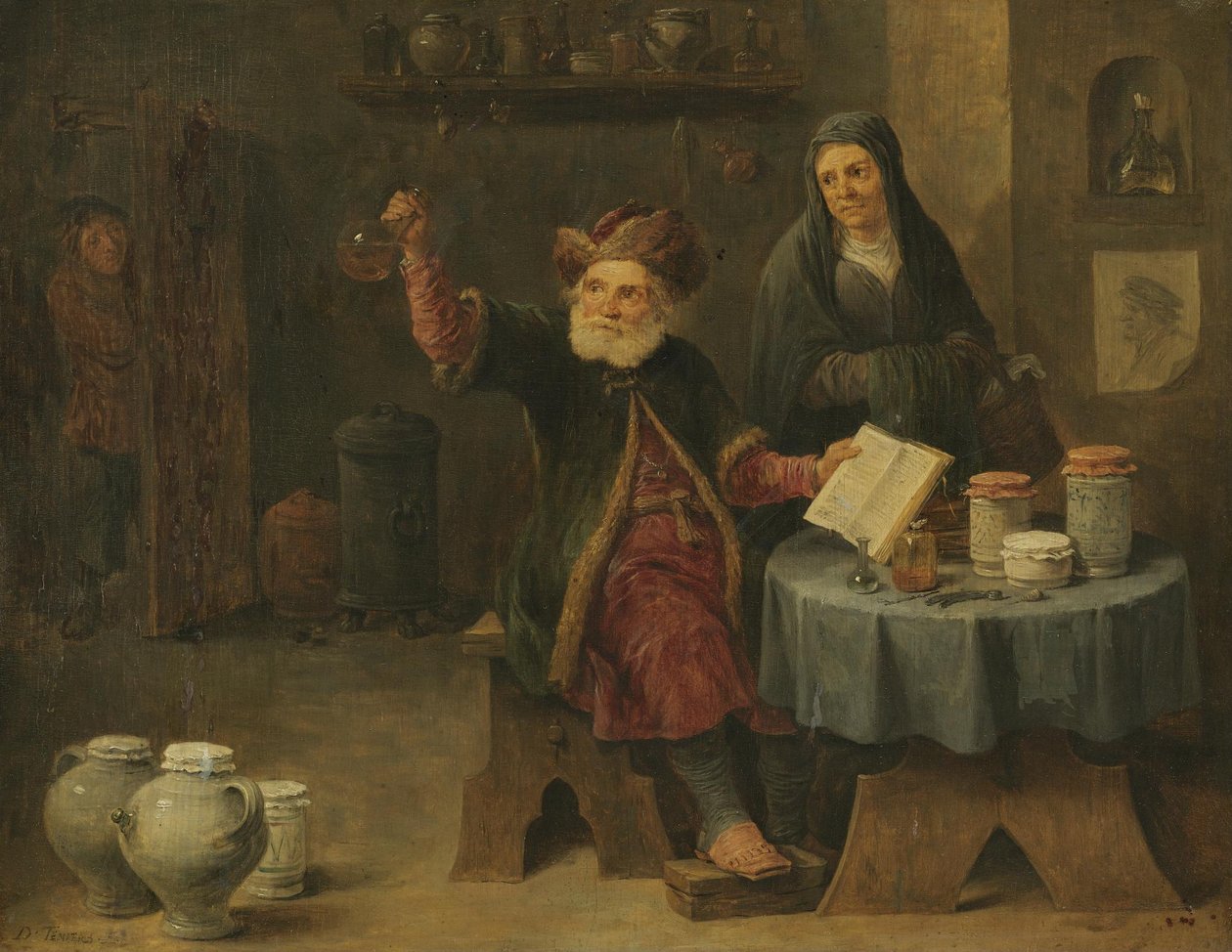 A visita ao médico de David Teniers the Younger