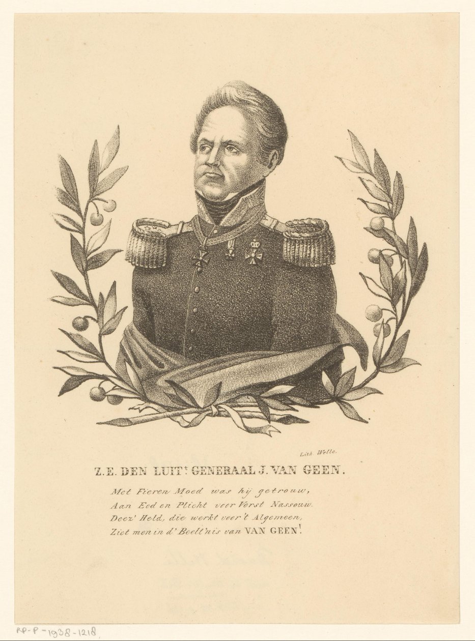 Retrato de Josephus Jacobus van Geen de David Welle