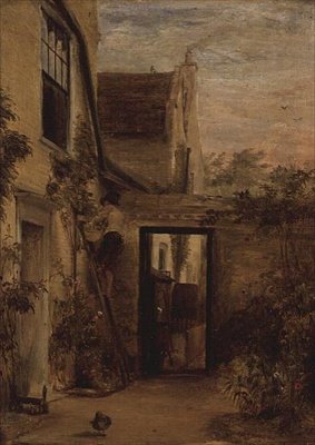 Um Jardim Murado no Fundo de uma Casa de David Wilkie