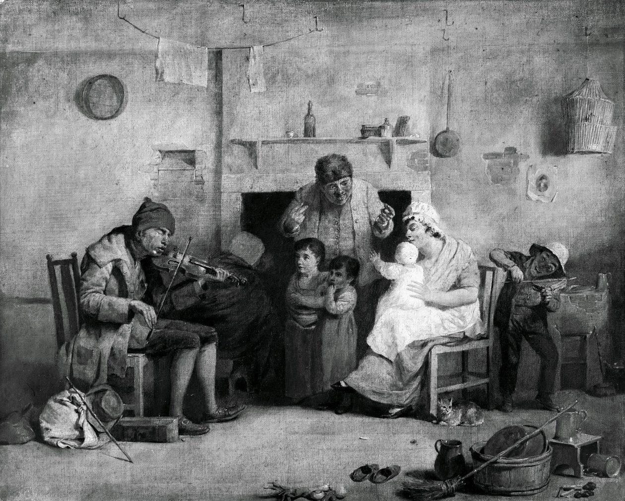O violinista cego de David Wilkie