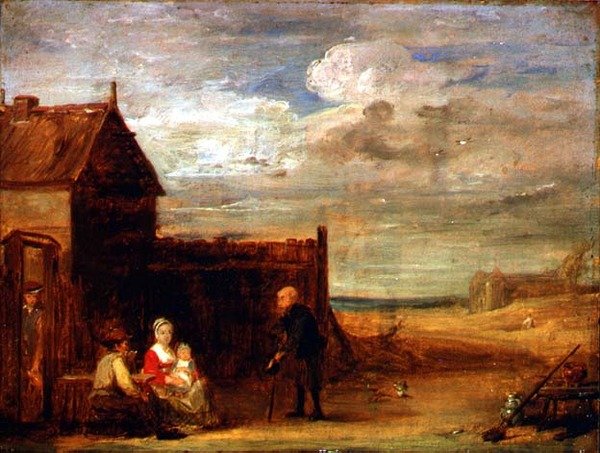 Números por uma Taberna de Campo de David Wilkie