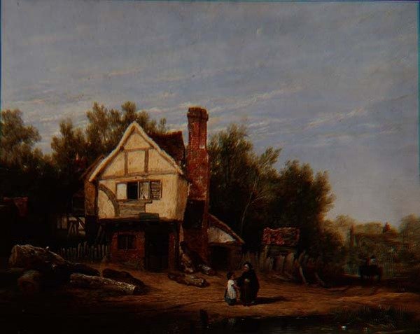 Paisagem com Cottages de David Wilkie