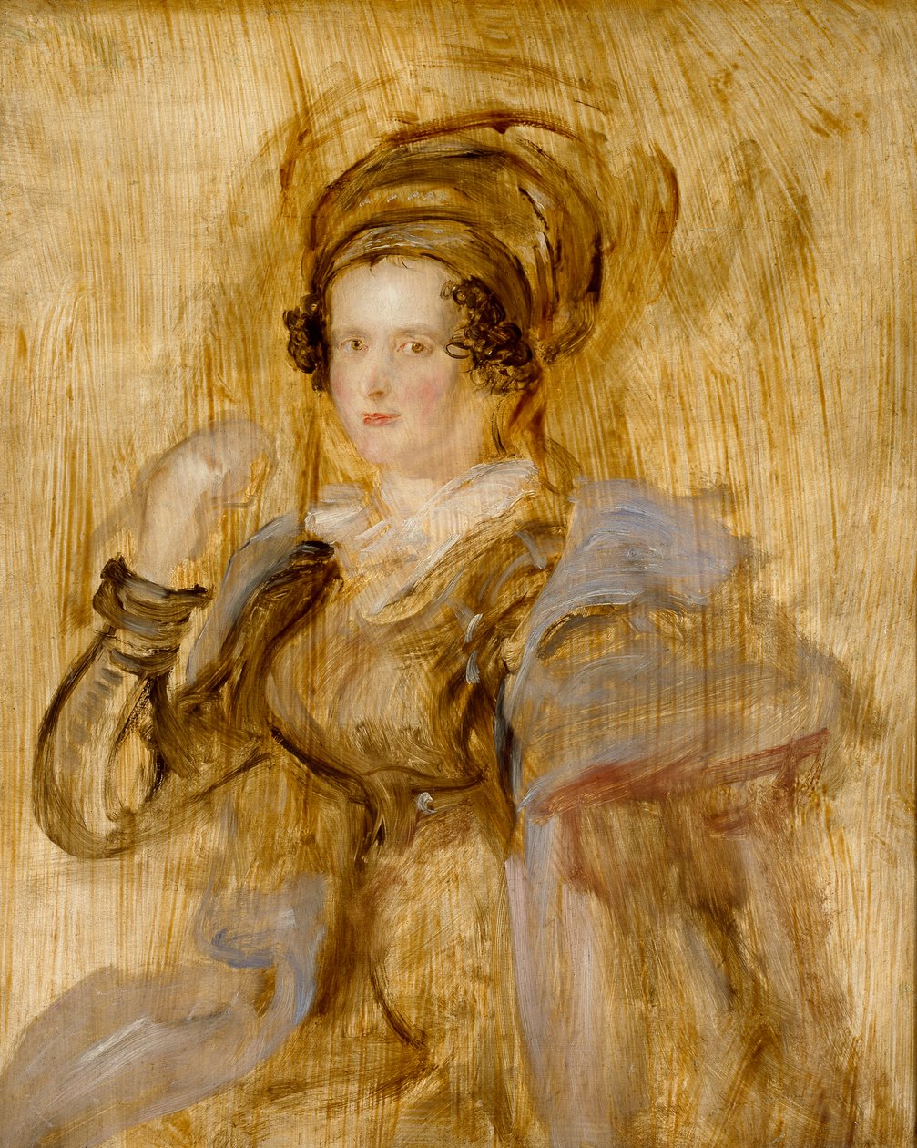 Maria, Lady Callcott, final da década de 1830 de David Wilkie