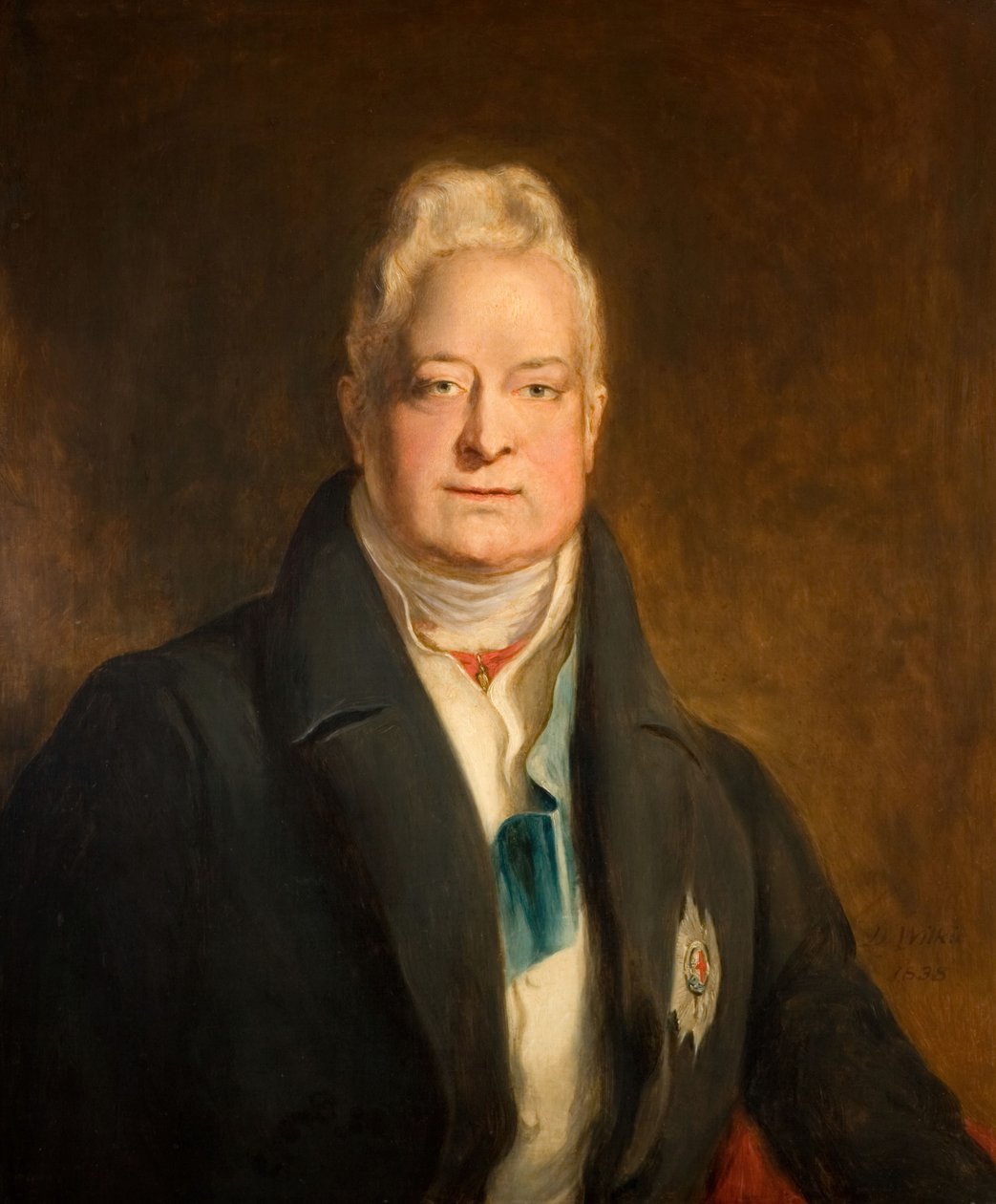 Retrato do rei William o quarto 1765-1837, 1838. de David Wilkie