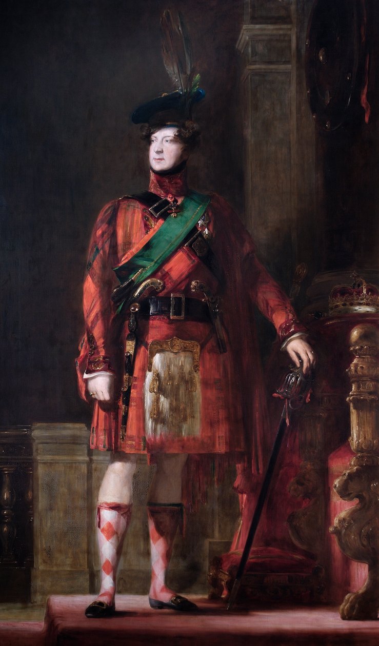 Retrato do rei George IV, 1830. de David Wilkie