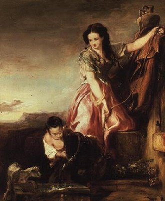 Sancho Panza nos dias da sua juventude de David Wilkie