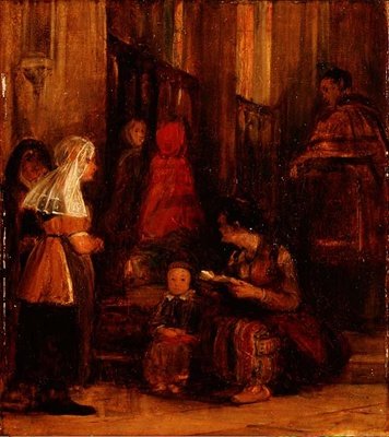 Sete Números em uma Igreja de David Wilkie