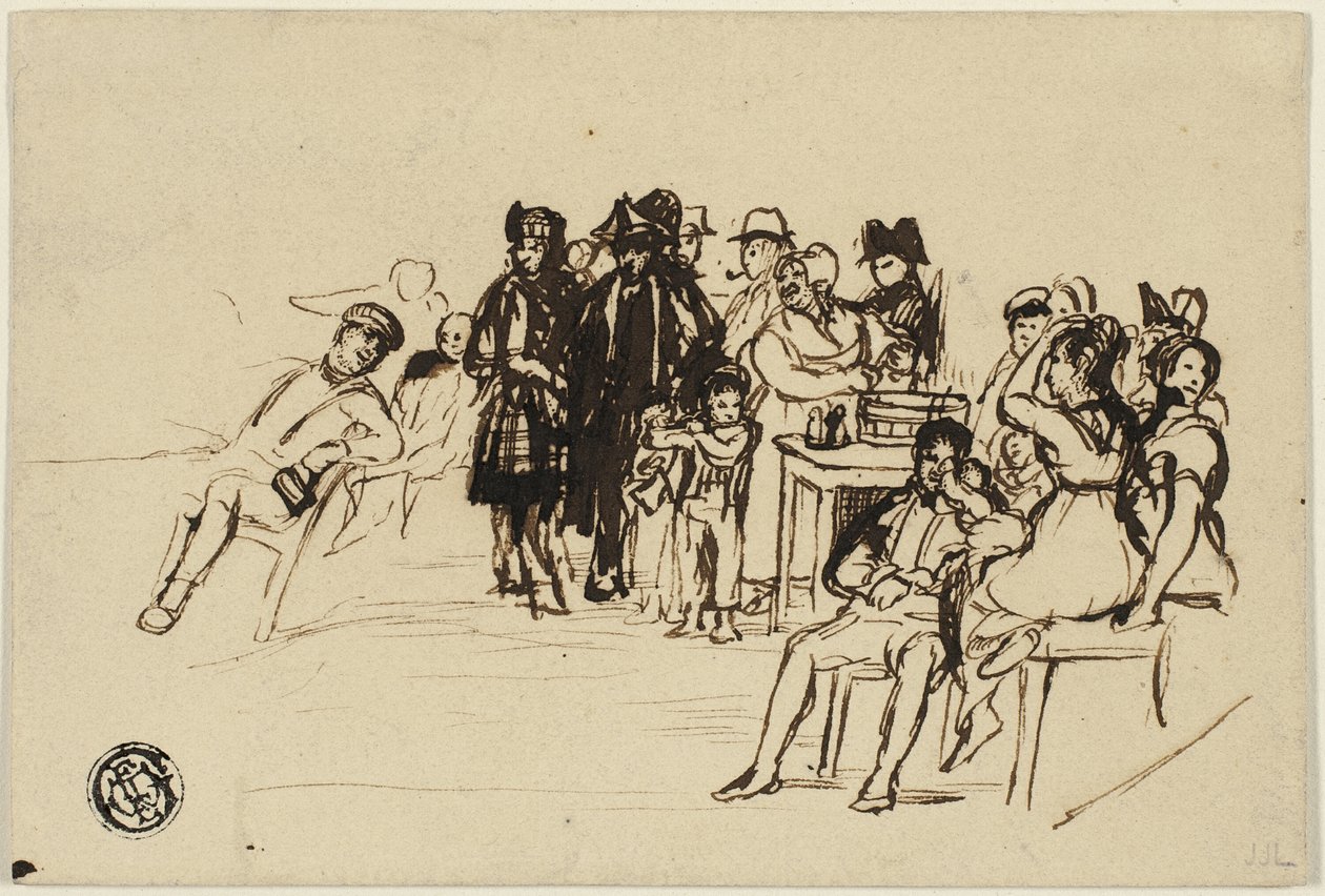 Estudo para o Grupo Certo de David Wilkie