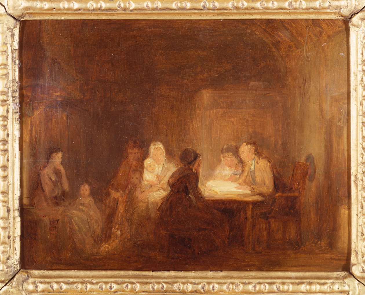 The Cotters Saturday Night - a Sketch de David Wilkie