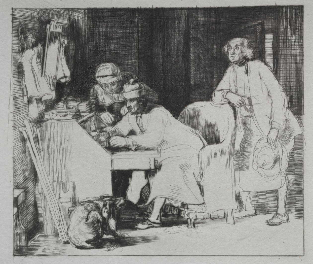 O recibo perdido, 1824. de David Wilkie