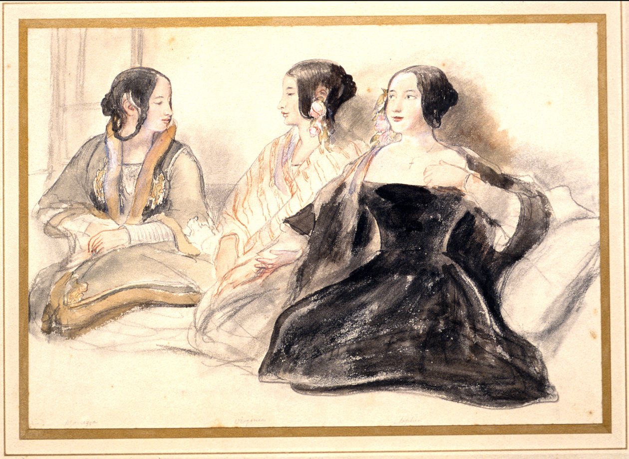 As Três Irmãs Gregas de Therapia de David Wilkie