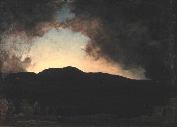 Afterglow, Menteith (óleo sobre tela) de David Young Cameron