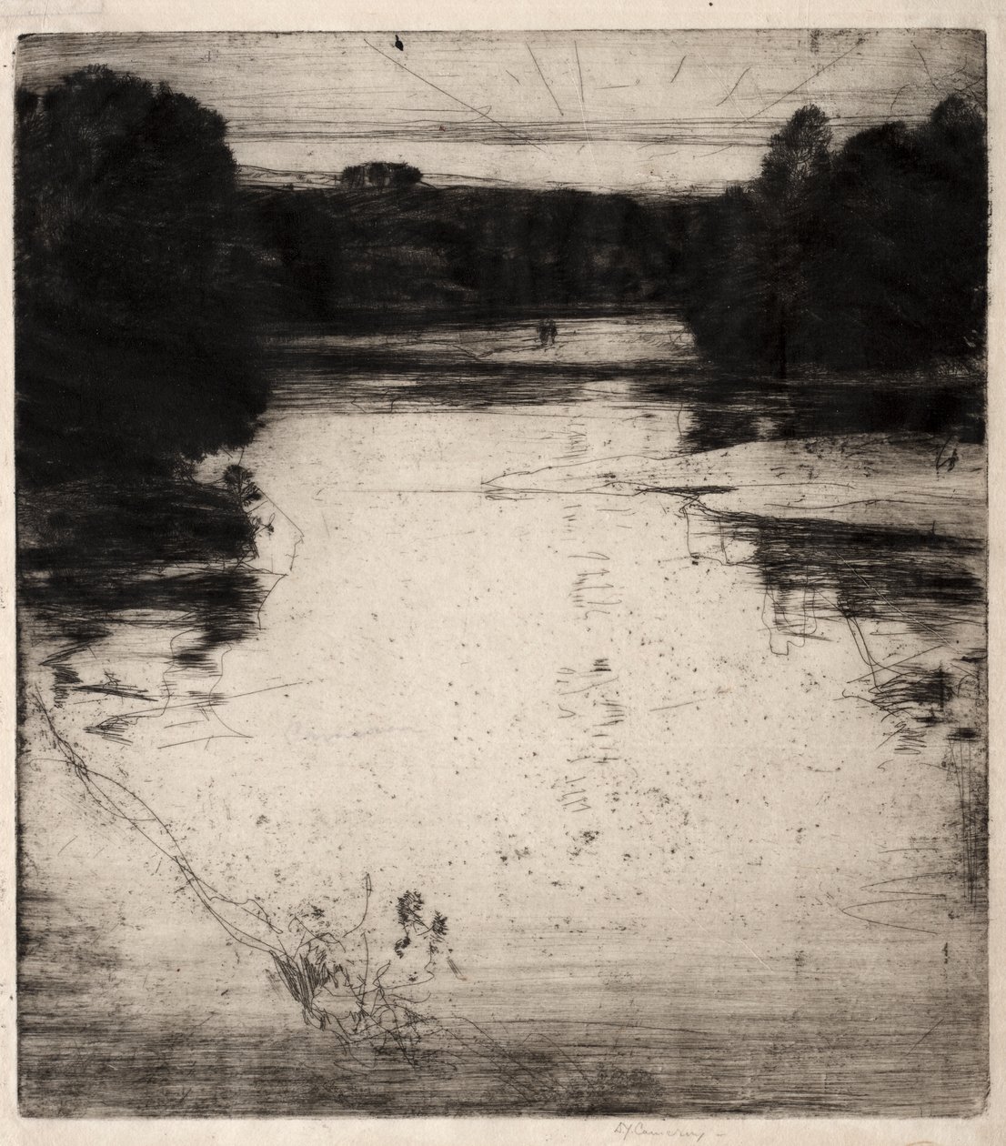 Afterglow no Findhorn de David Young Cameron