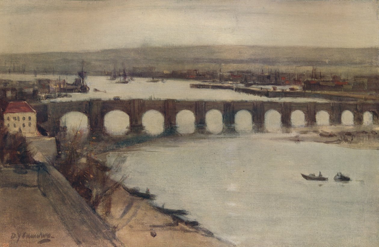 Ponte de Berwick, c1912, c1915 de David Young Cameron